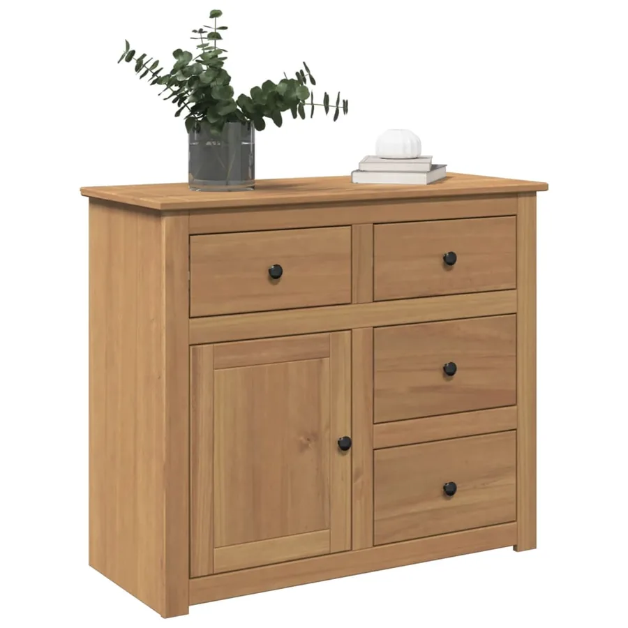 Buffet avec tiroirs PANAMA 93x40x80 cm bois massif de pin