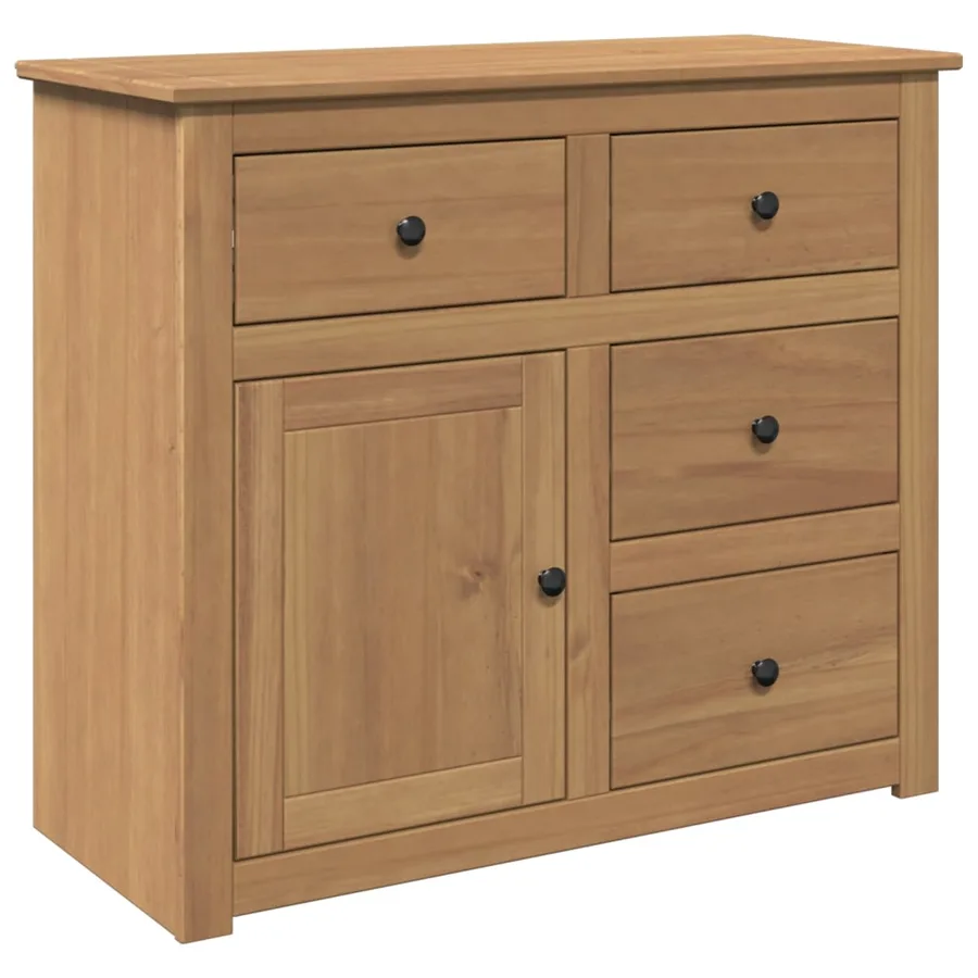 Buffet avec tiroirs PANAMA 93x40x80 cm bois massif de pin - 2