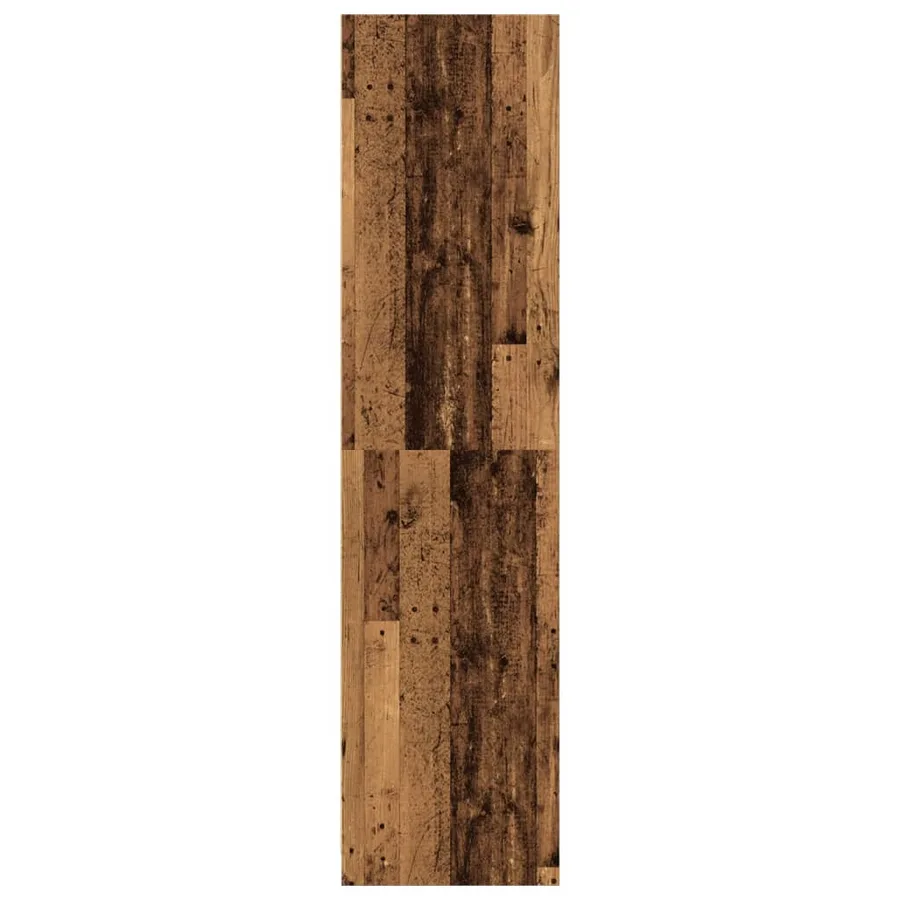 Garde-robe vieux bois 30x50x200 cm bois d'ingénierie - 5