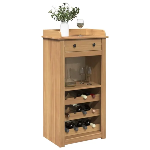 Armoire à vin PANAMA 57x40x111,5 cm bois de pin massif