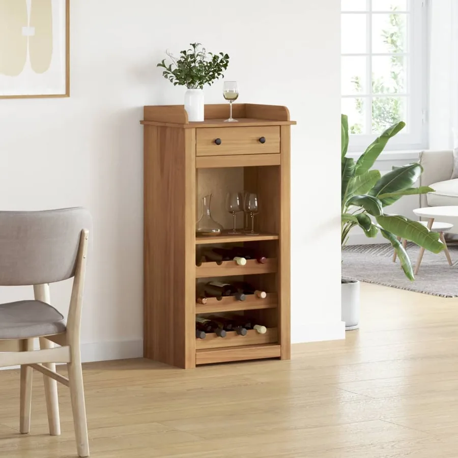 Armoire à vin PANAMA 57x40x111,5 cm bois de pin massif - 3