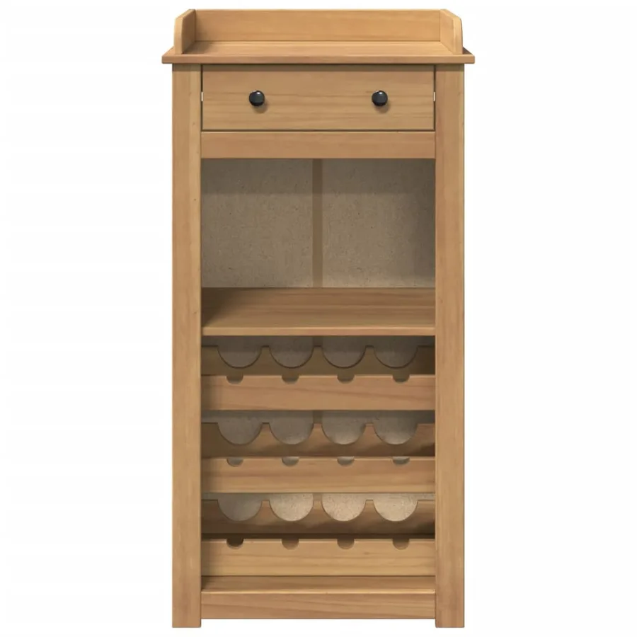 Armoire à vin PANAMA 57x40x111,5 cm bois de pin massif - 4