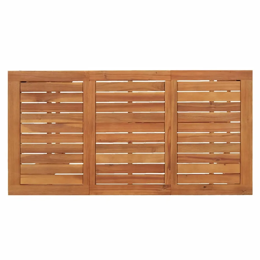 Ensemble de bar de jardin 7 pcs bois d'acacia solide - 7