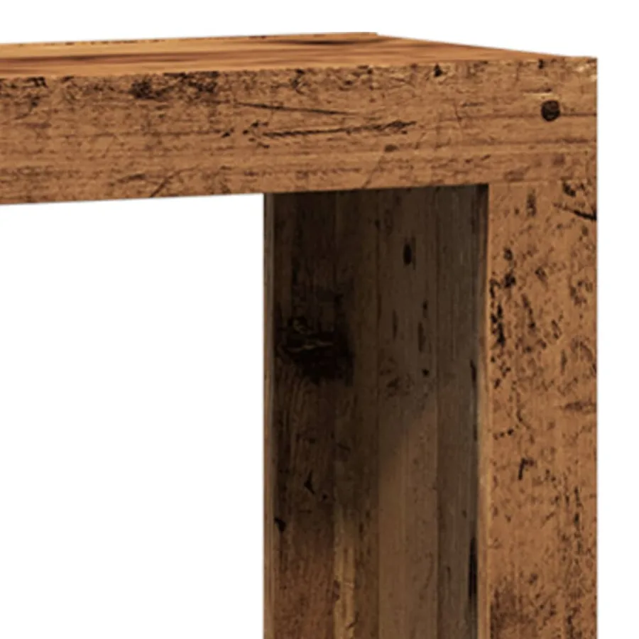 Tables basses gigognes 3 pcs vieux bois bois d'ingénierie - 6