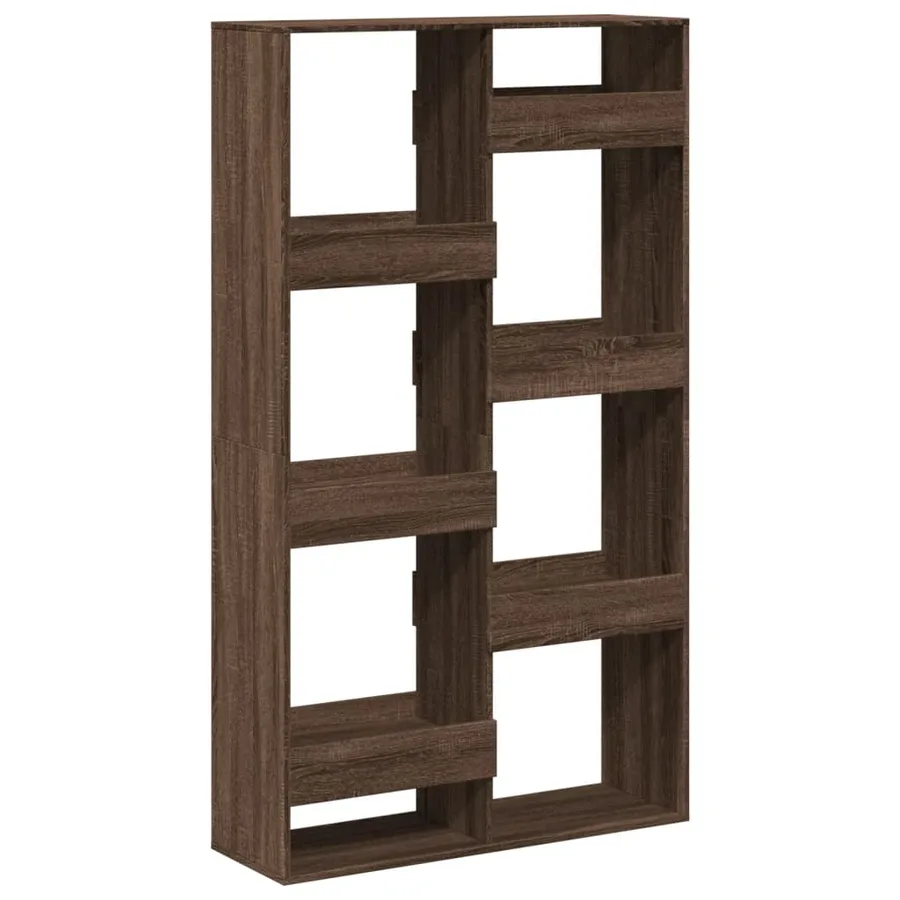 Bibliothèque chêne marron 100x33x175 cm bois d'ingénierie - 2
