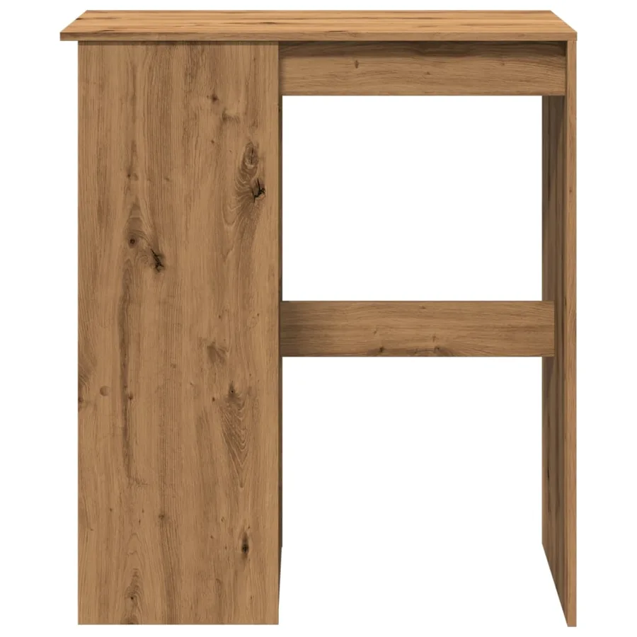 Table de bar avec étagères chêne artisanal bois d'ingénierie - 4