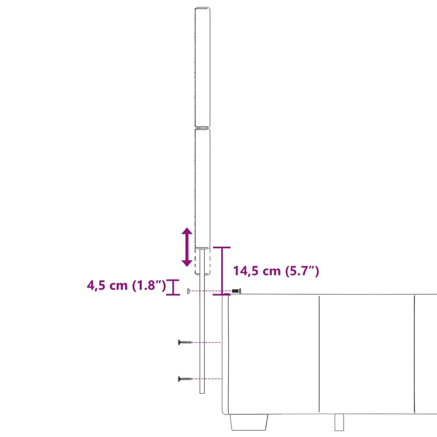 Sommier à lattes de lit avec matelas Gris clair 200x200cm Tissu - 14
