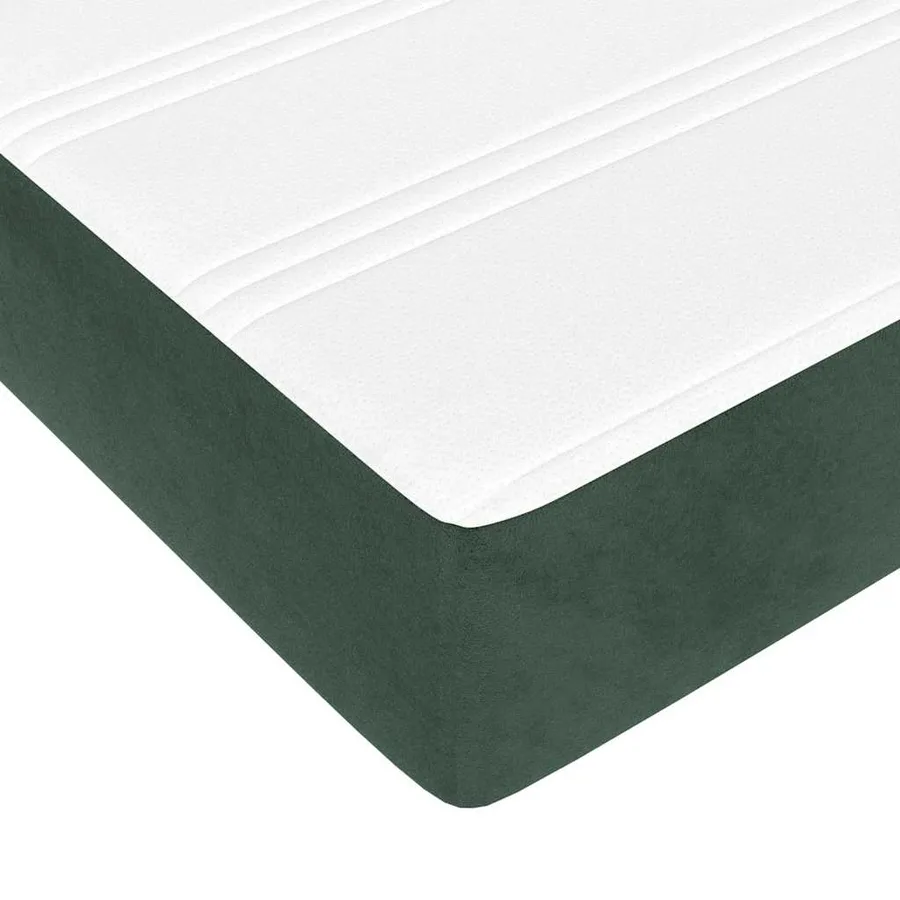 Matelas à ressorts ensachés 120 x 220 cm Vert foncé - 5