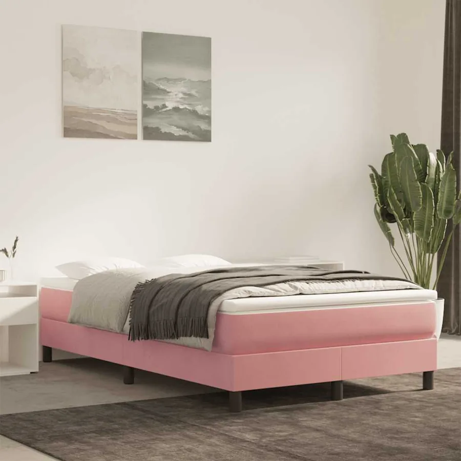 Matelas à ressorts ensachés 120 x 220 cm Rose