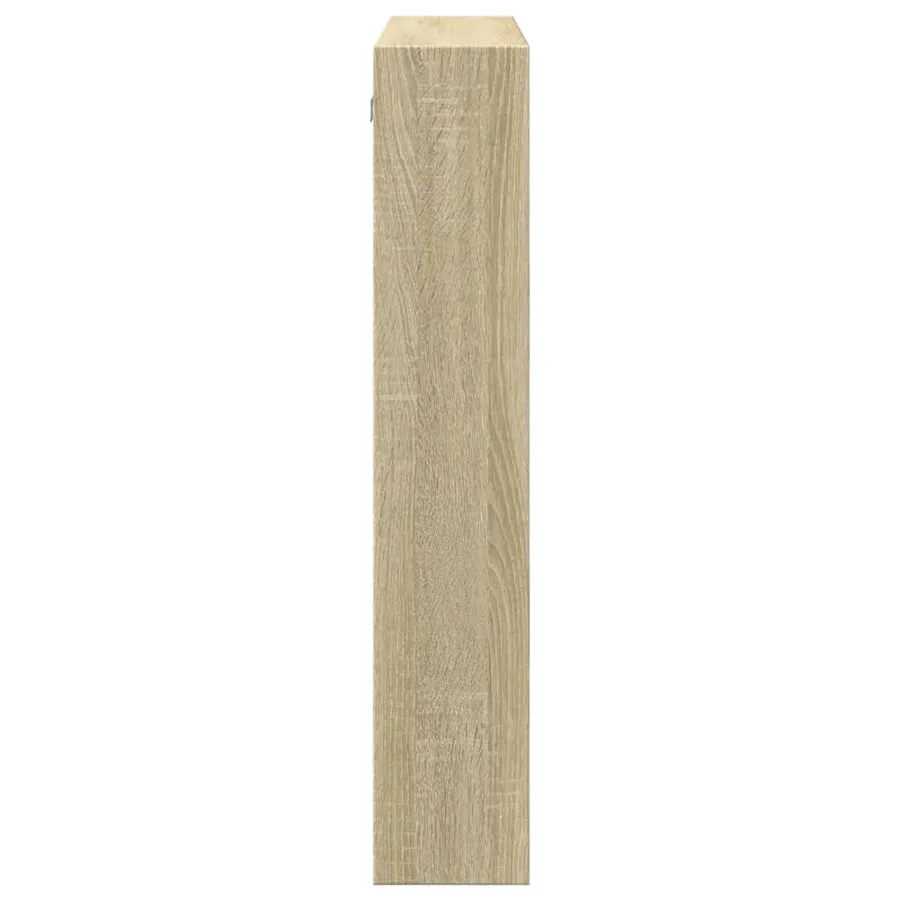 Armoire murale chêne sonoma 80x15x80 cm bois d'ingénierie - 5
