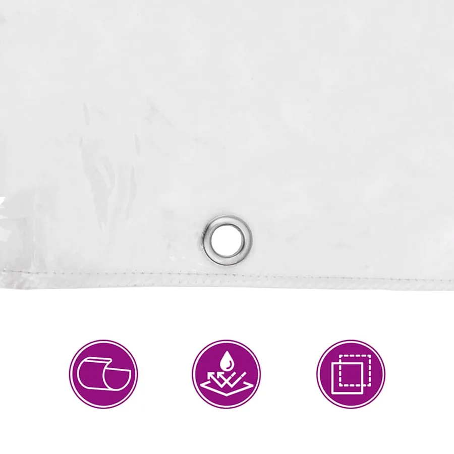 Couverture végétale avec œillets 2x4 m PVC - 8