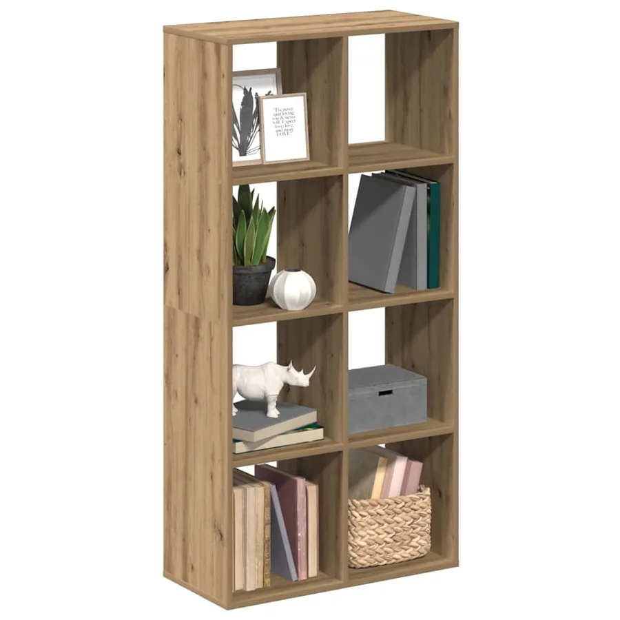 Étagère séparatrice de pièce chêne artisanal 69,5x29x137,5 cm - 9