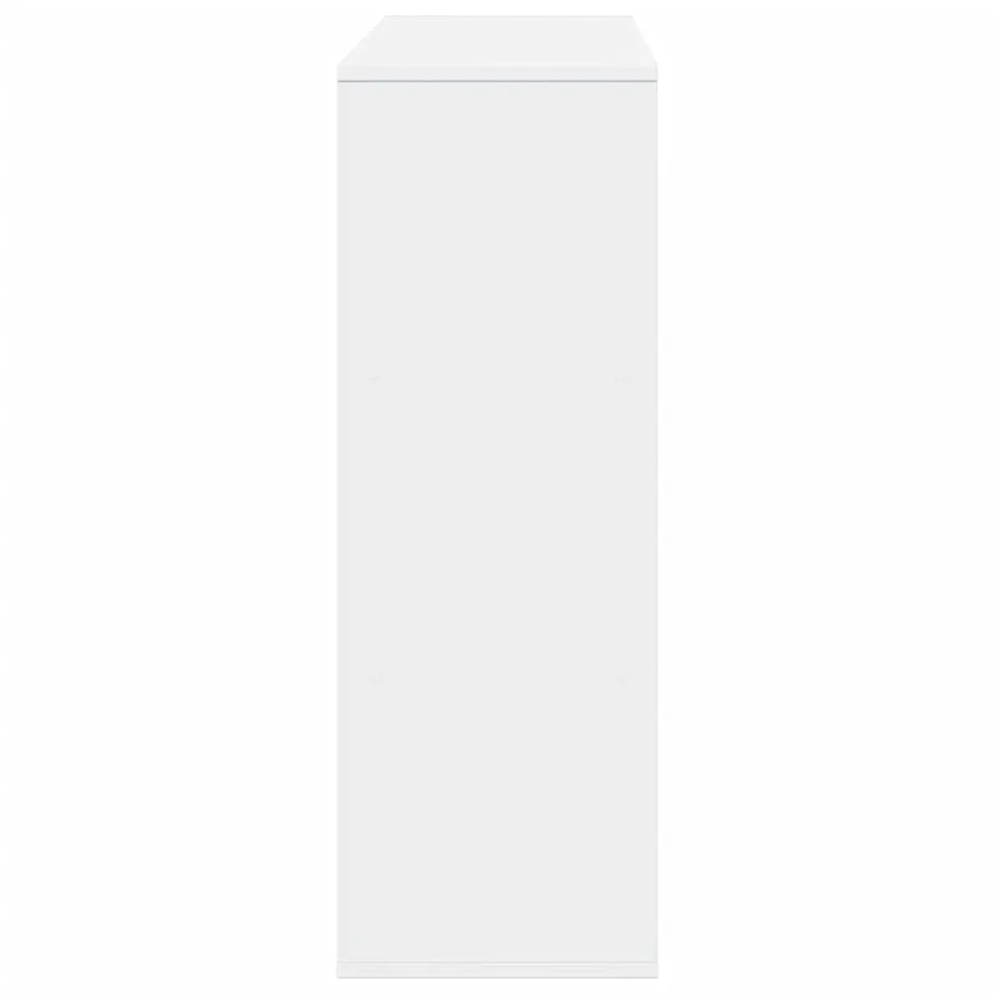 Bibliothèque/Séparateur de pièce blanc 100x33x94,5 cm - 5