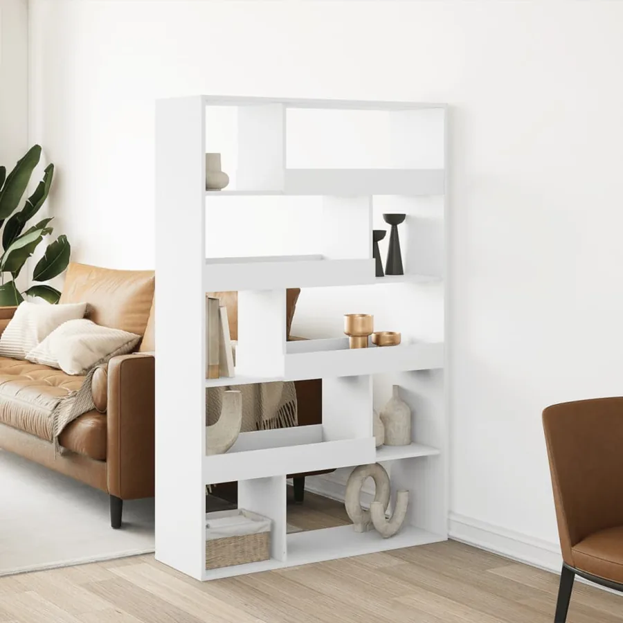Bibliothèque blanc 100x33x156,5 cm bois d'ingénierie