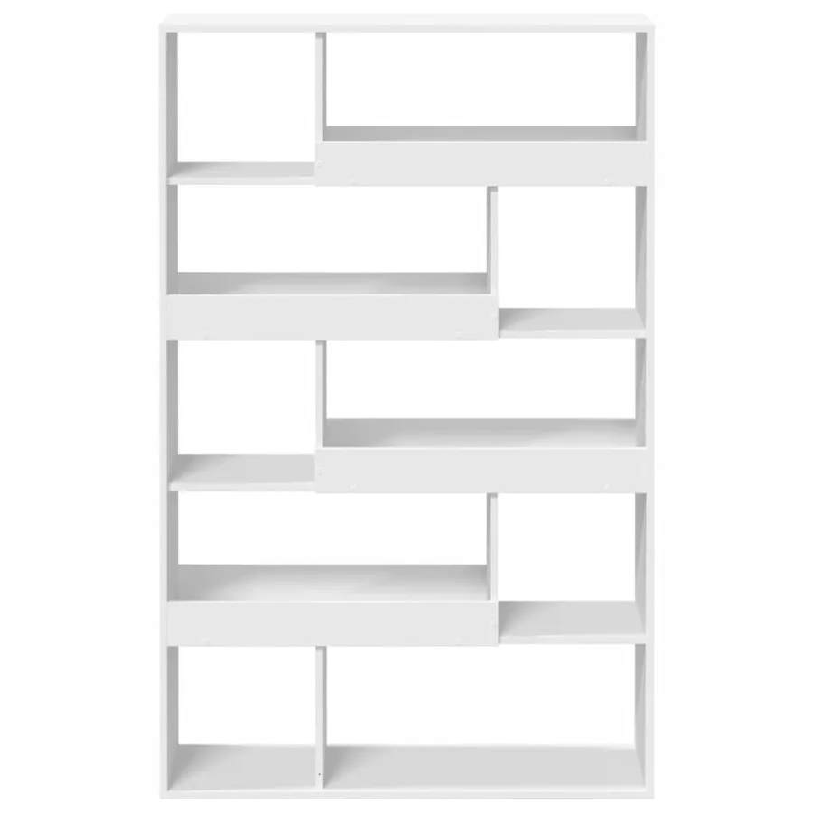 Bibliothèque blanc 100x33x156,5 cm bois d'ingénierie - 4