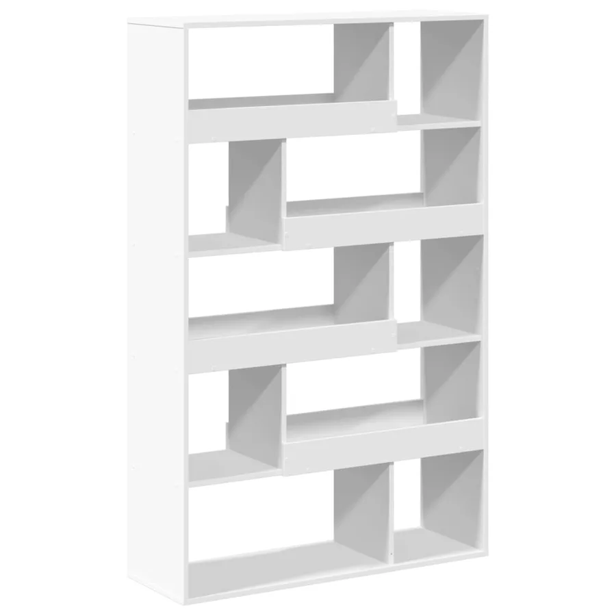 Bibliothèque blanc 100x33x156,5 cm bois d'ingénierie - 6