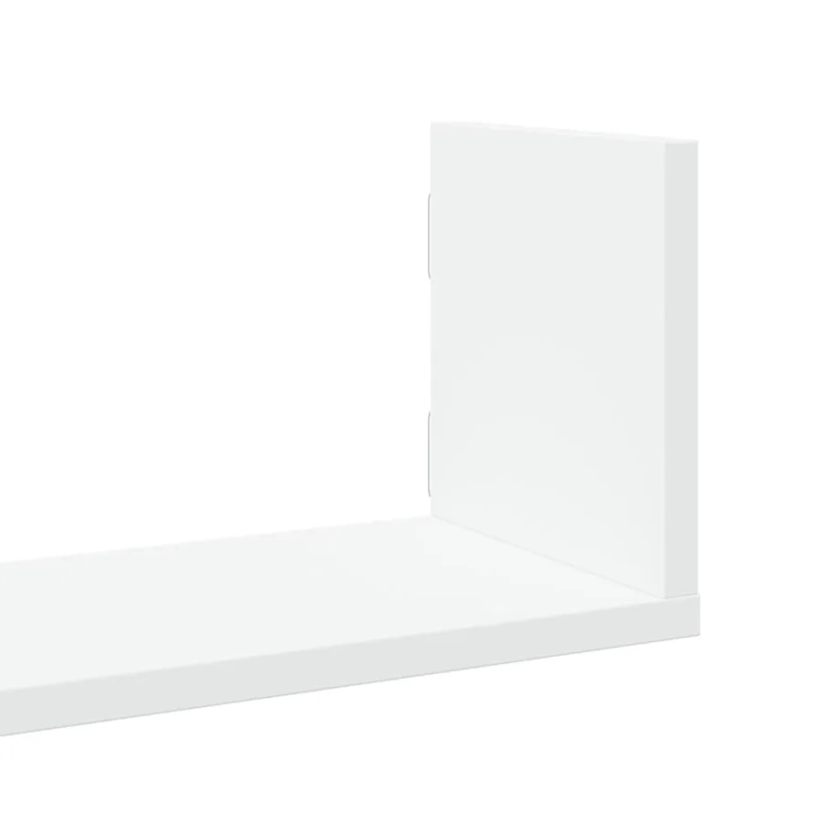 Étagères murales 3 pcs blanc 80x18x18 cm bois d'ingénierie - 7