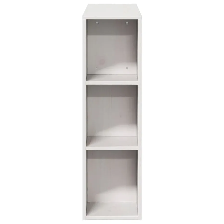 Tête de lit avec rangement blanc 75 cm bois massif de pin - 5