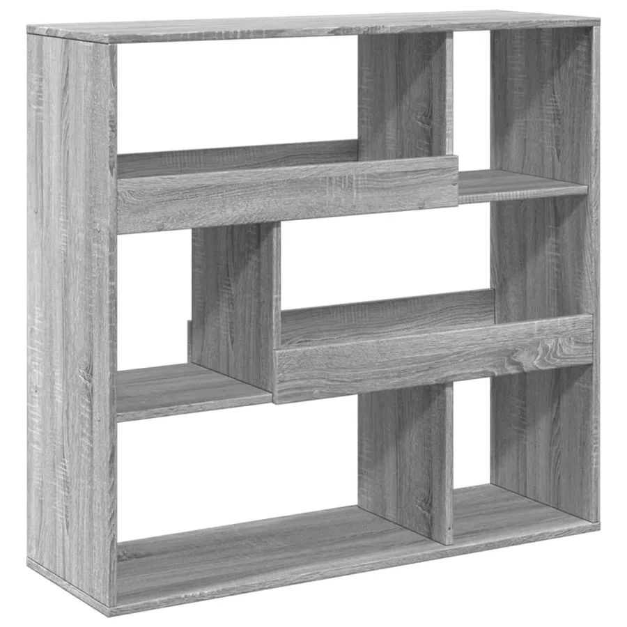 Bibliothèque/Séparateur de pièce sonoma gris 100x33x94,5 cm - 4