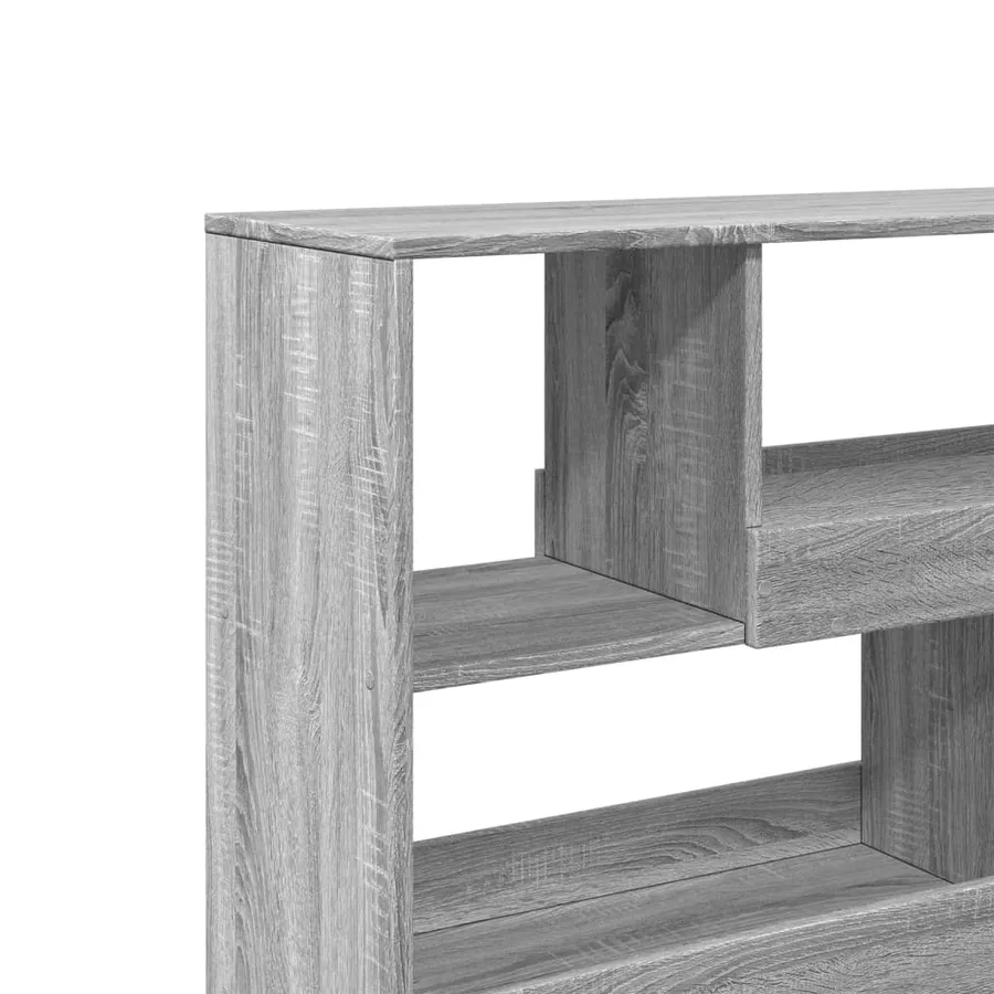 Bibliothèque/Séparateur de pièce sonoma gris 100x33x94,5 cm - 6