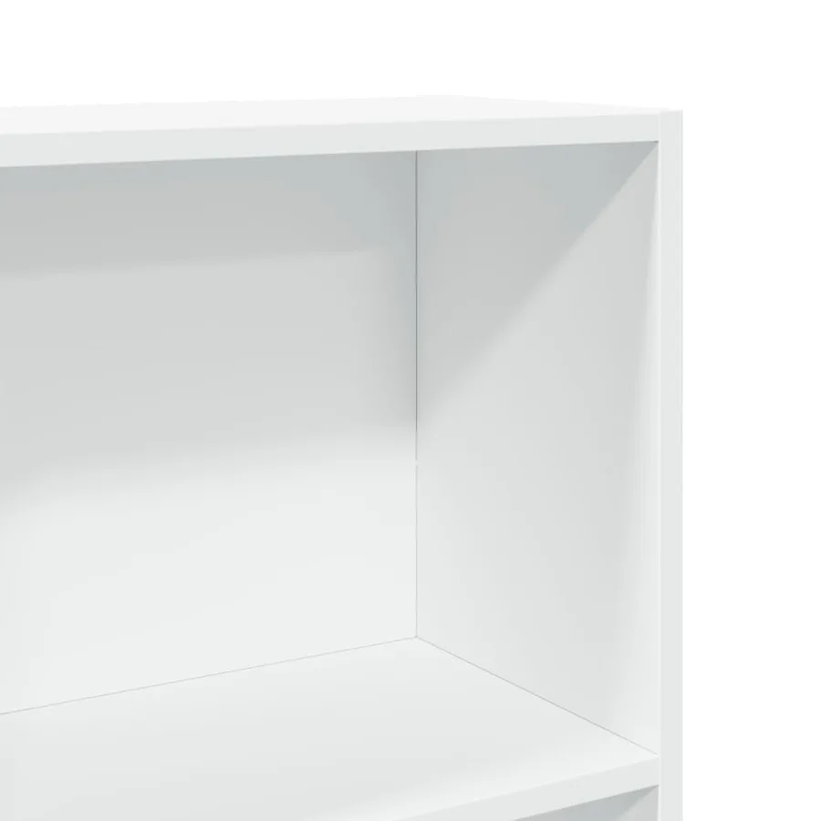 Bibliothèque Blanc 60x24x176 cm Bois d'ingénierie - 7
