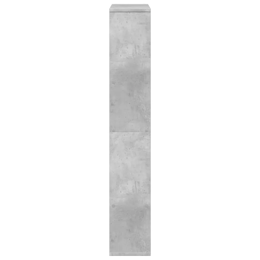 Bibliothèque gris béton 72x20x120,5 cm bois d'ingénierie - 7