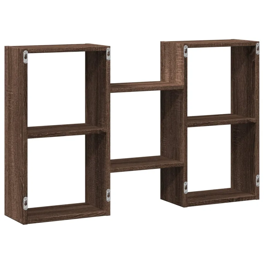 Étagère murale chêne marron 96x18x60 cm bois d'ingénierie - 6
