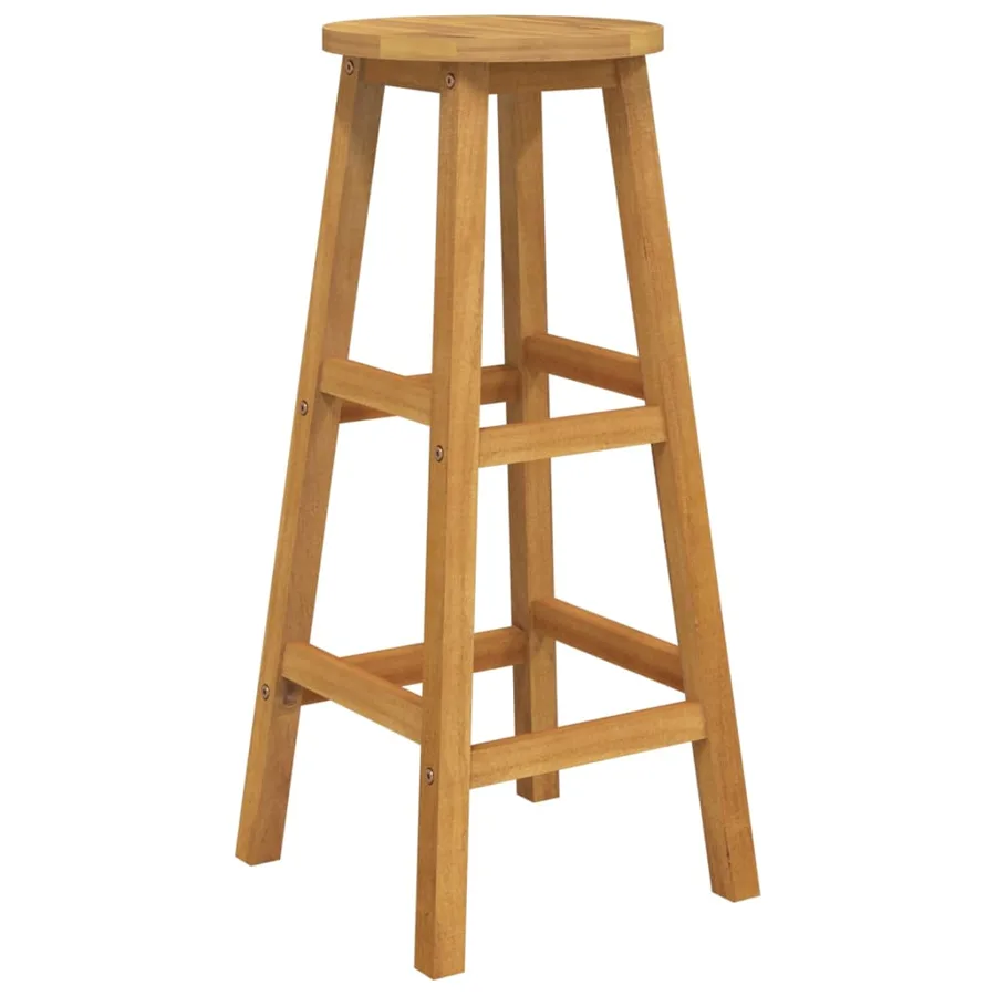 Ensemble de bar de jardin 5 pcs bois d'acacia solide - 6