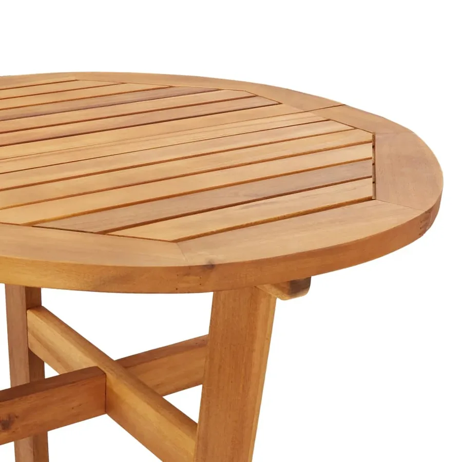 Ensemble de bar de jardin 5 pcs bois d'acacia solide - 8