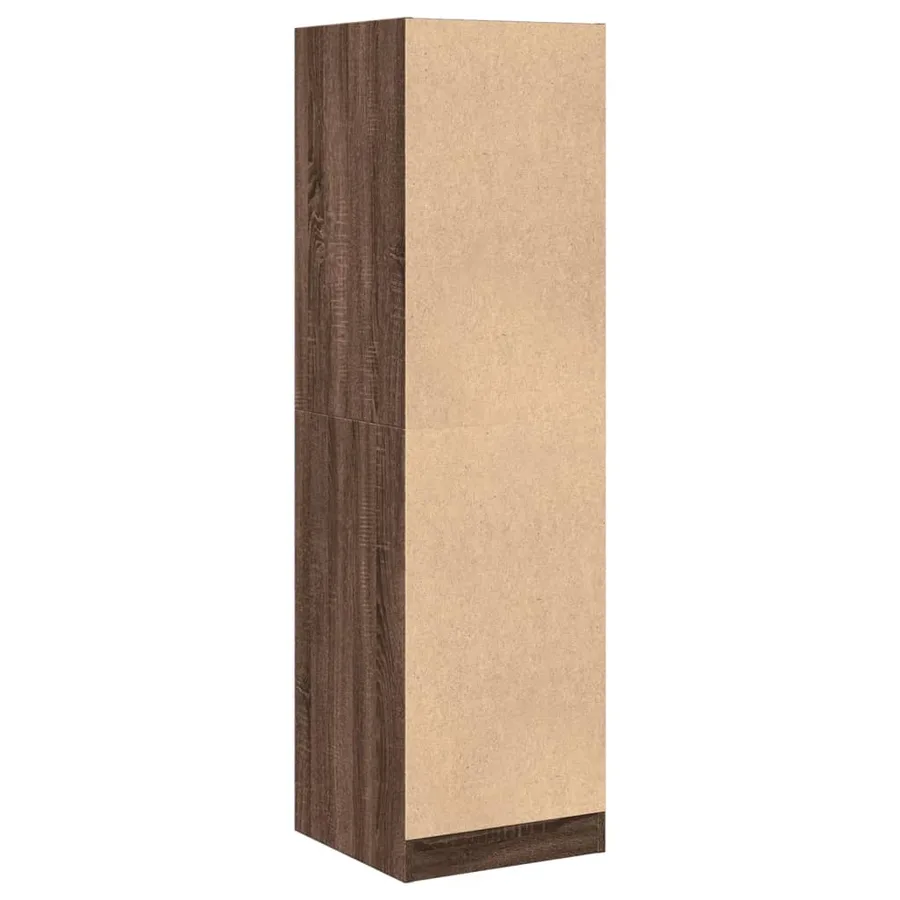 Armoire apothicaire chêne marron 40x41x144,5 cm bois ingénierie - 6
