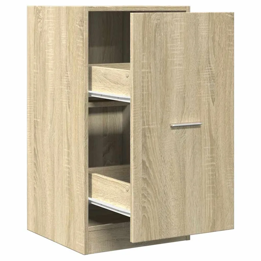 Armoire d'apothicaire chêne sonoma 40x41x77,5cm bois ingénierie - 2