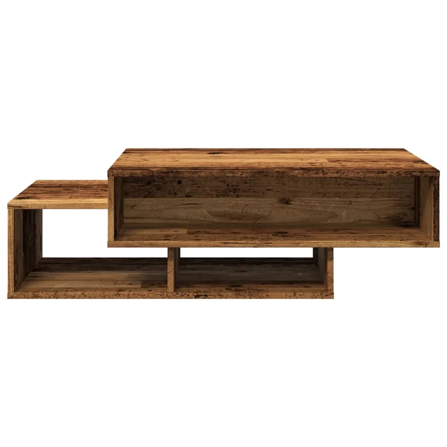 Table basse vieux bois 105x55x32 cm bois d'ingénierie - 4
