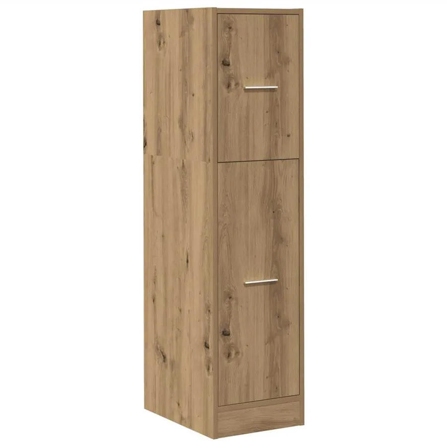 Armoire d'apothicaire chêne artisanal bois d'ingénierie - 3