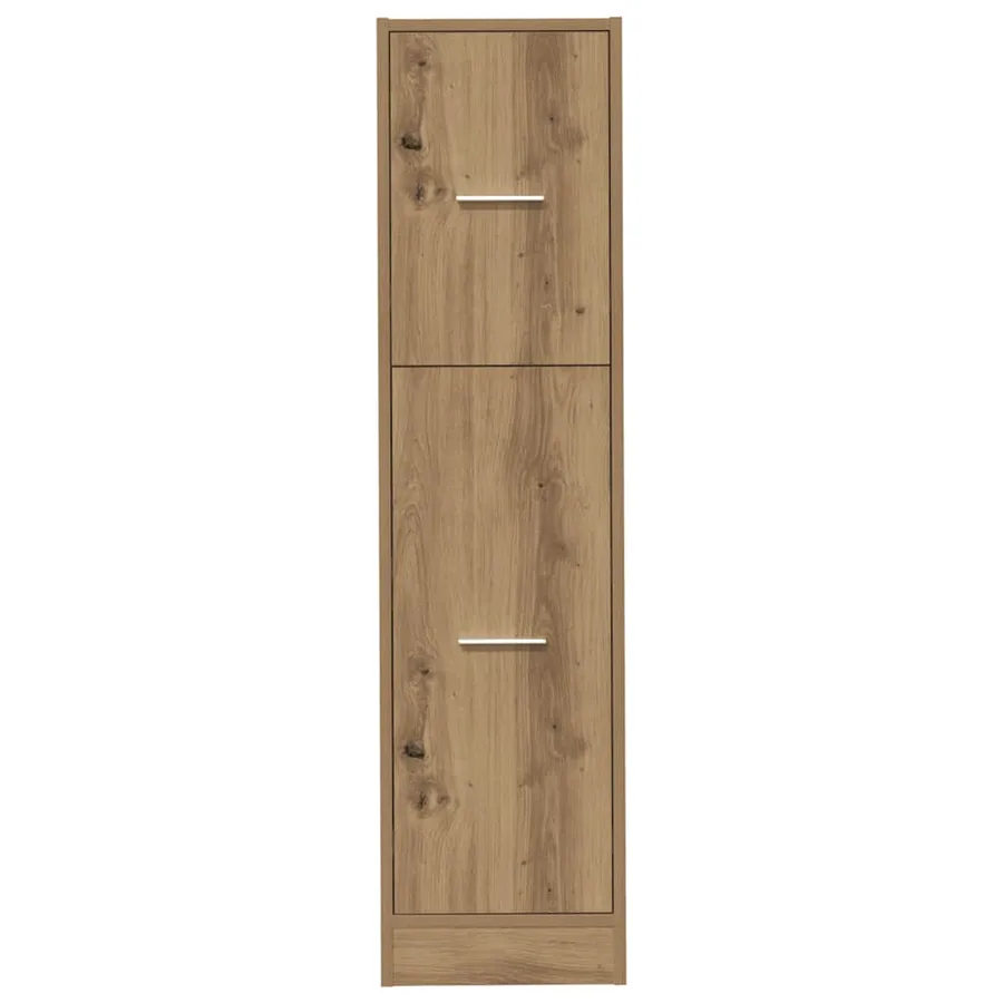 Armoire d'apothicaire chêne artisanal bois d'ingénierie - 7