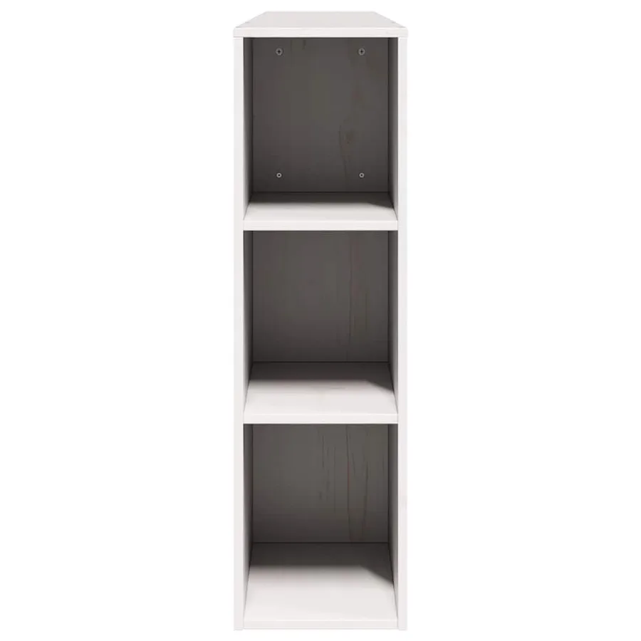 Tête de lit avec rangement blanc 200 cm bois massif de pin - 5