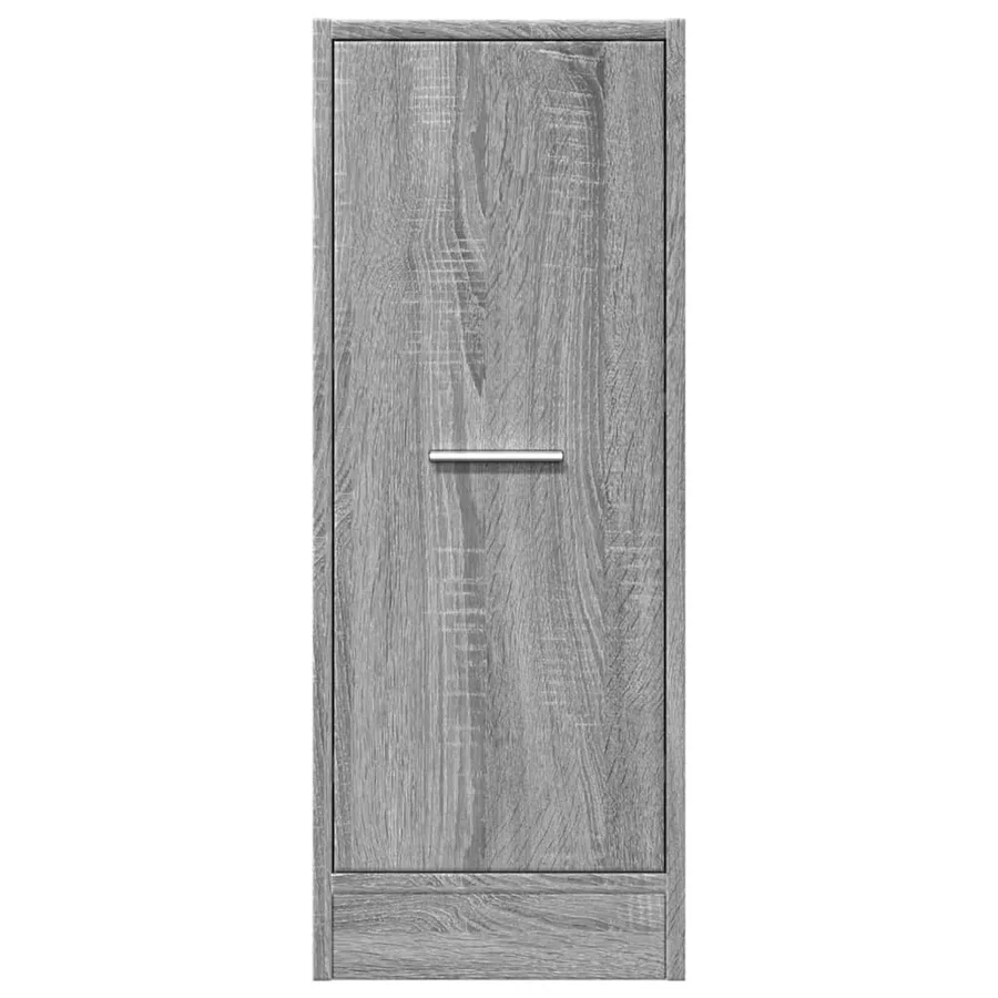 Armoire apothicaire sonoma gris 30x41x77,5 cm bois d'ingénierie - 5