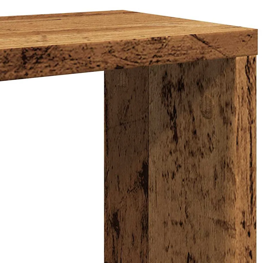Étagères cube murales 2 pcs vieux bois 30x15x30 cm - 8