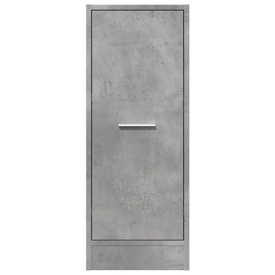 Armoire d'apothicaire gris béton 30x41x77,5cm bois d'ingénierie - 5