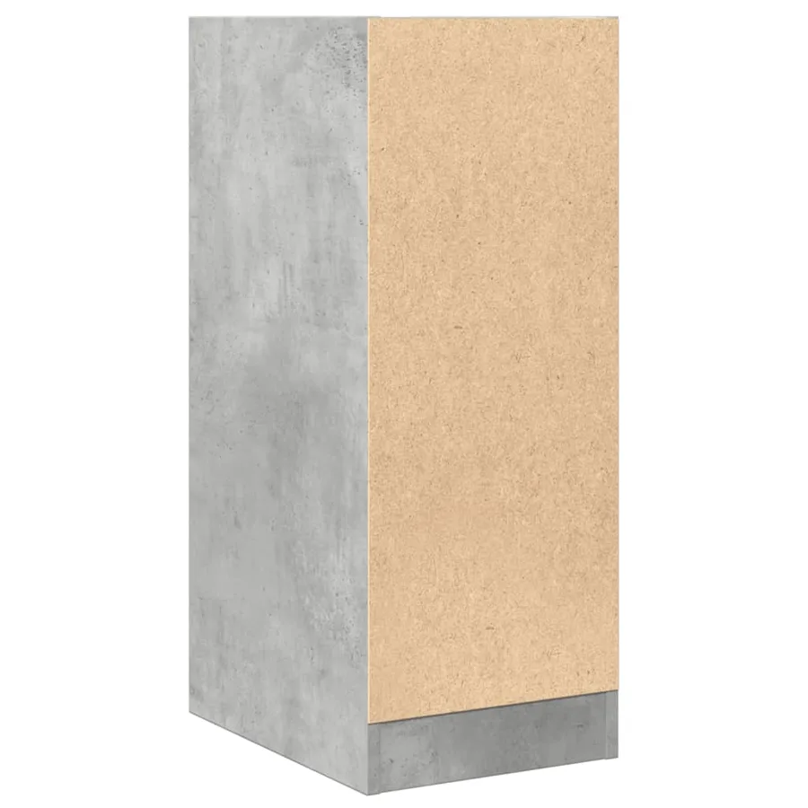 Armoire d'apothicaire gris béton 30x41x77,5cm bois d'ingénierie - 6