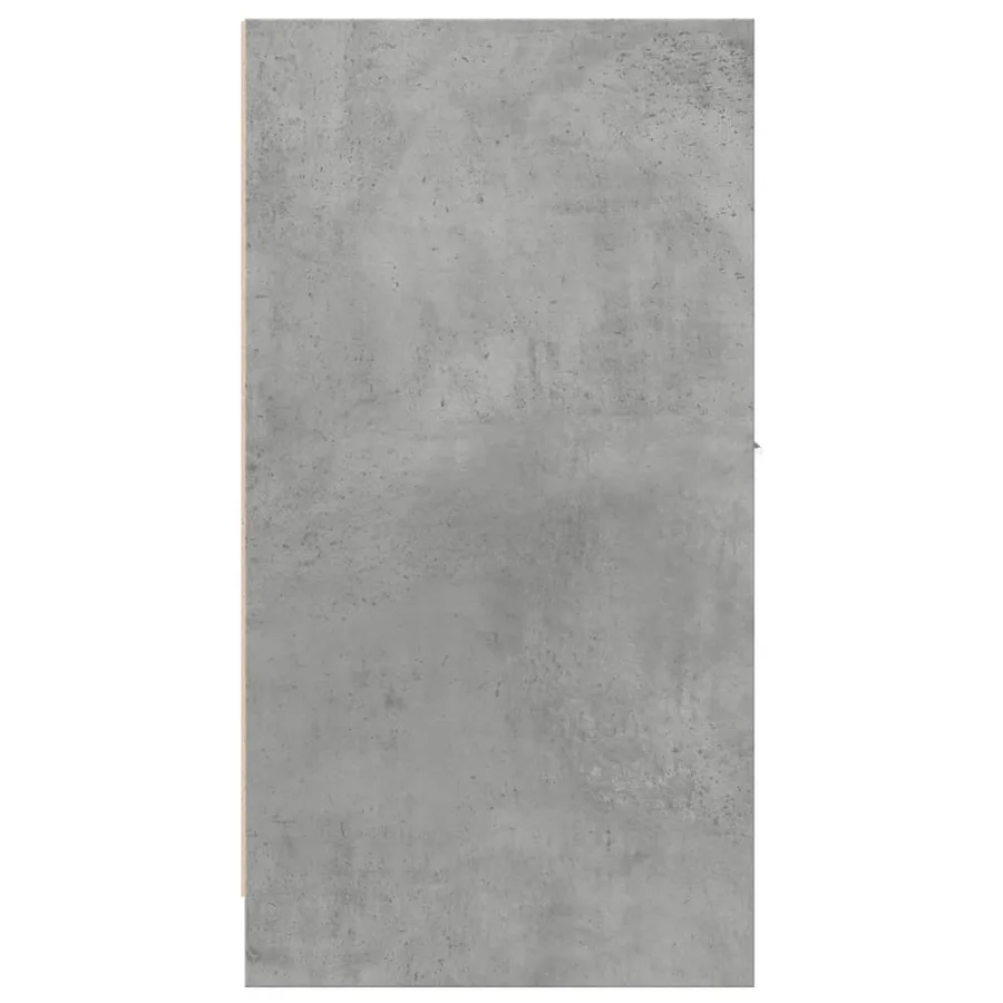 Armoire d'apothicaire gris béton 30x41x77,5cm bois d'ingénierie - 7