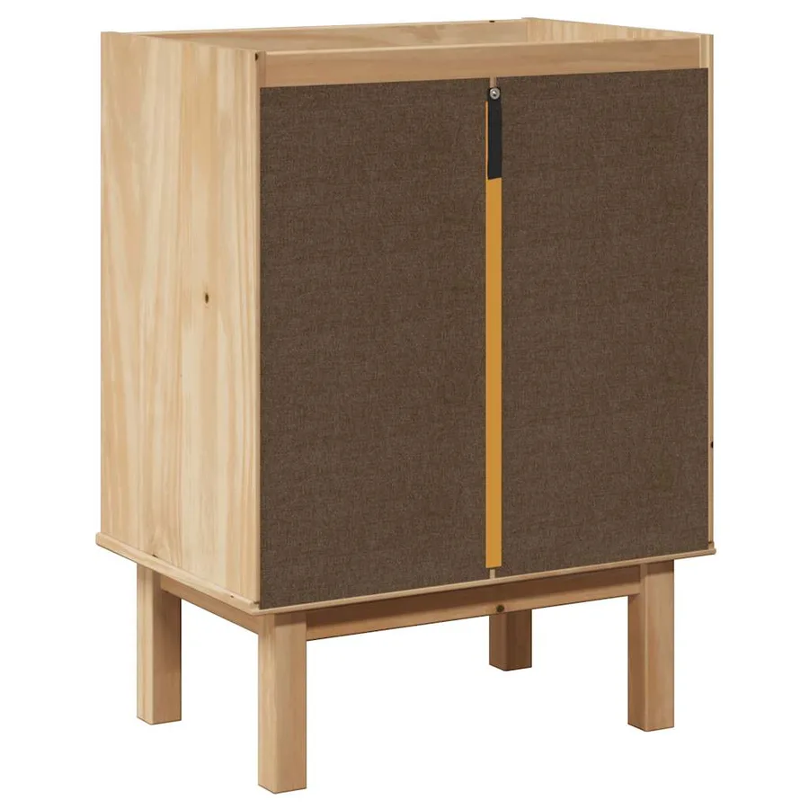 Meuble de lavabo de salle de bain OTTA 59x40x80 cm bois massif - 7