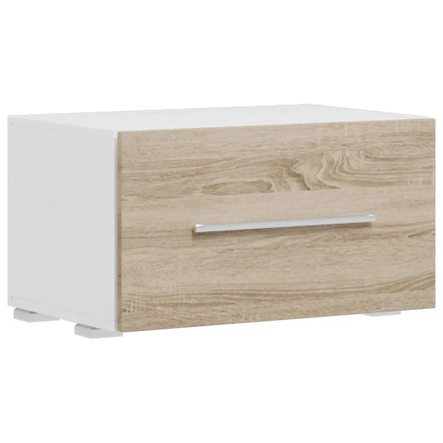 Meubles TV avec lumière LED 5pcs chêne sonoma bois d'ingénierie - 10