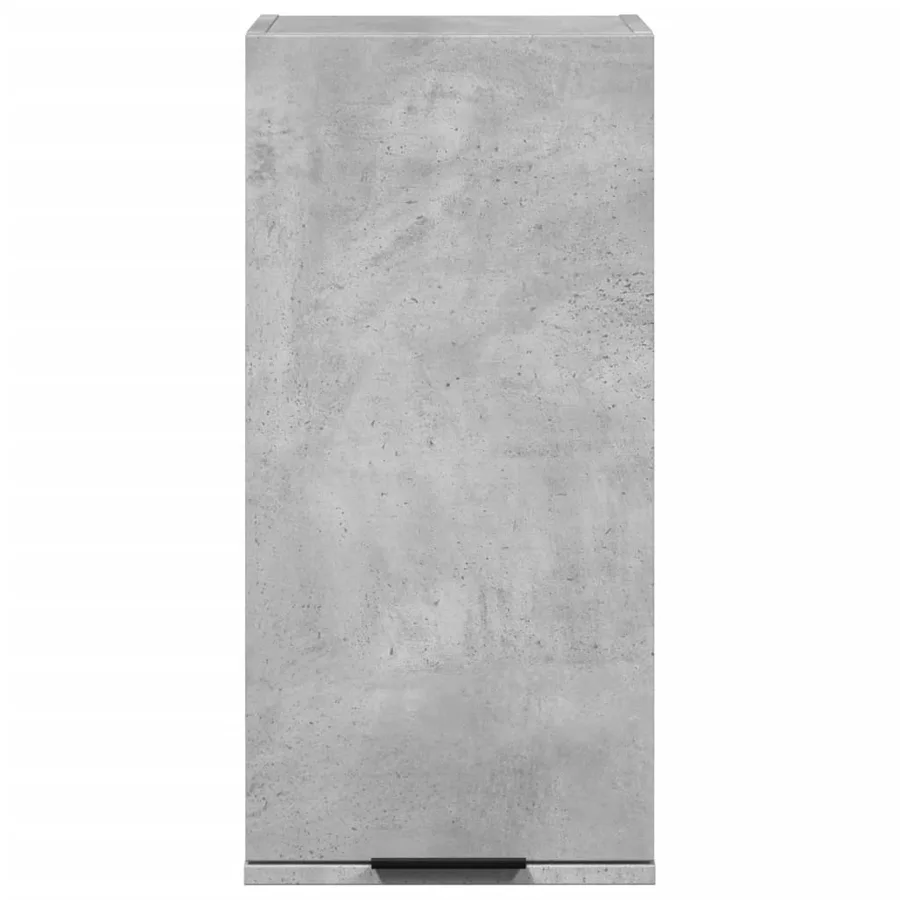 Armoire de salle de bain murale Gris béton 32x20x67 cm - 4