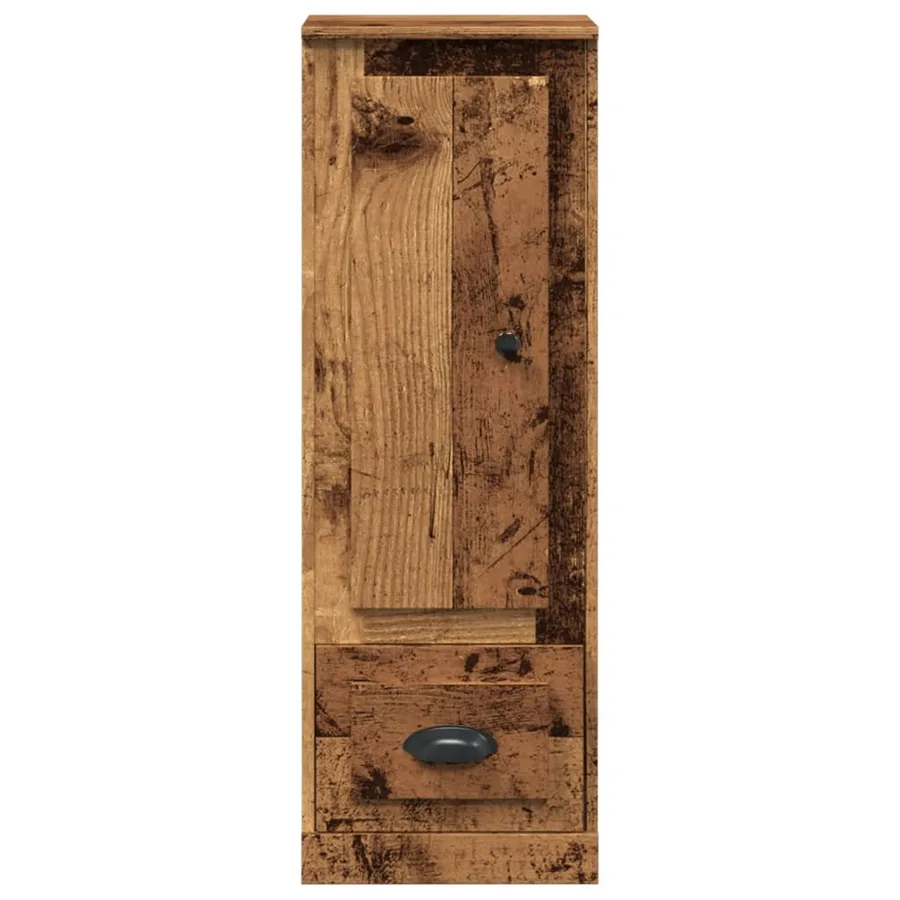 Buffet haut vieux bois 36x35,5x103,5 cm bois d'ingénierie - 4