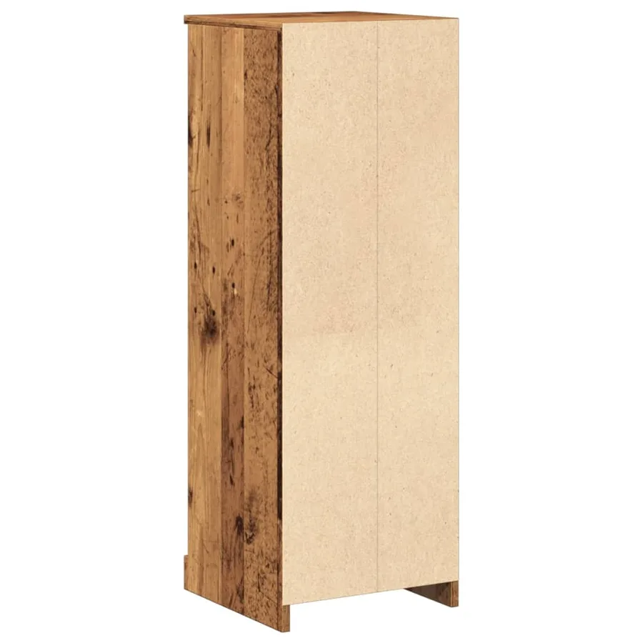 Buffet haut vieux bois 36x35,5x103,5 cm bois d'ingénierie - 7