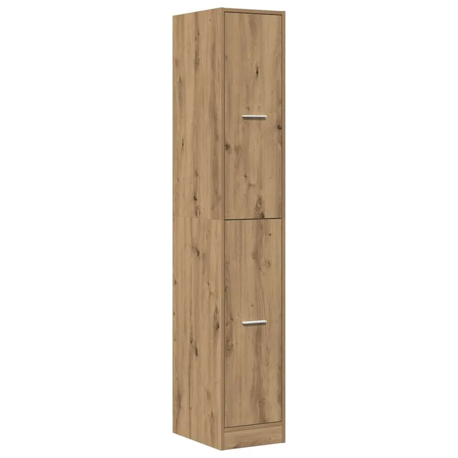 Armoire d'apothicaire chêne artisanal bois d'ingénierie - 4