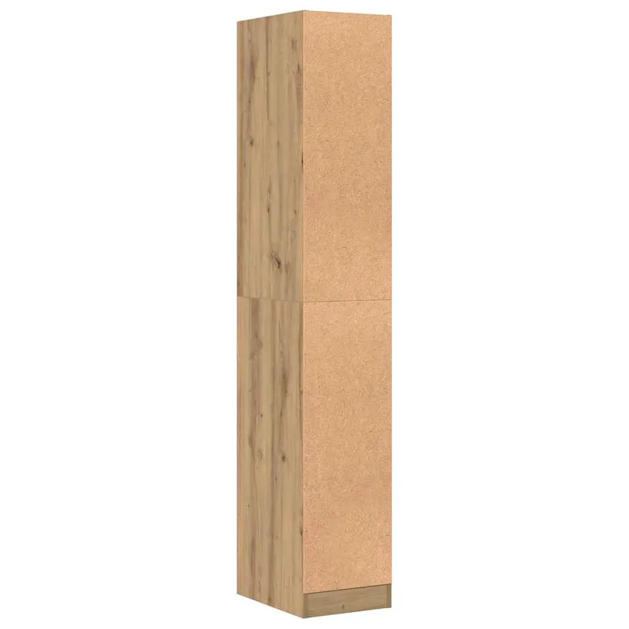 Armoire d'apothicaire chêne artisanal bois d'ingénierie - 7