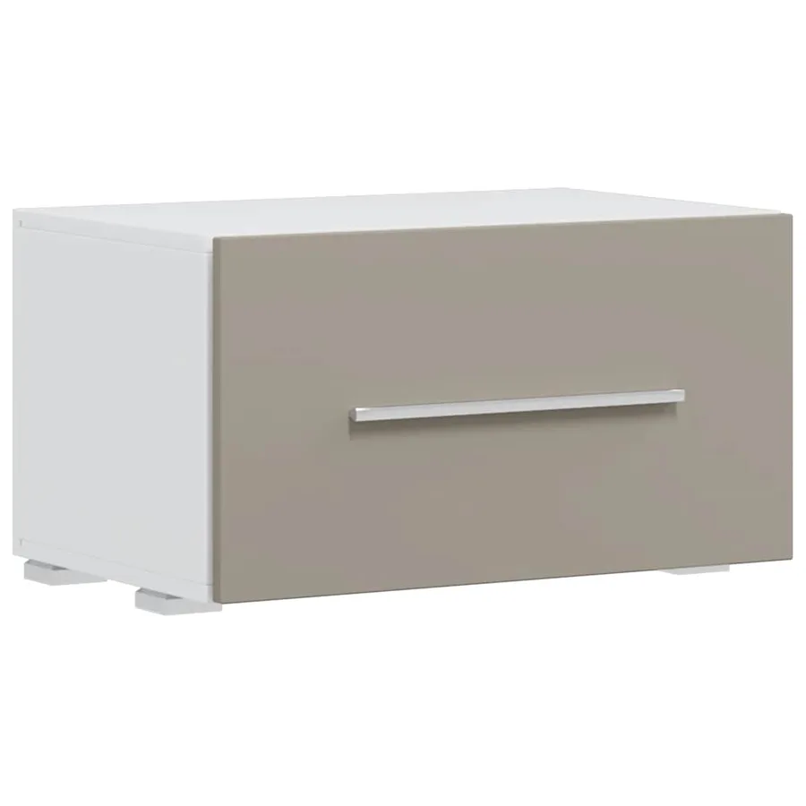 Meubles TV avec lumière LED 5 pcs gris pierre bois d'ingénierie - 10