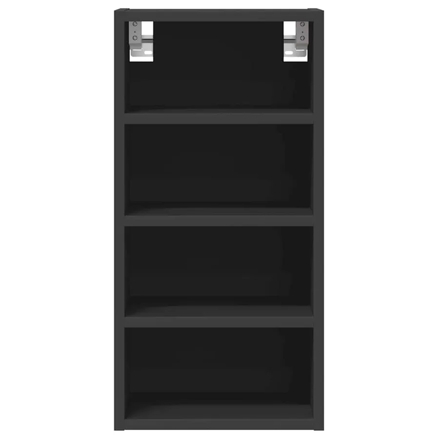 Armoire suspendue "Riga" Noir 30 x 29,5 x 60 cm Bois d'ingénierie - 4