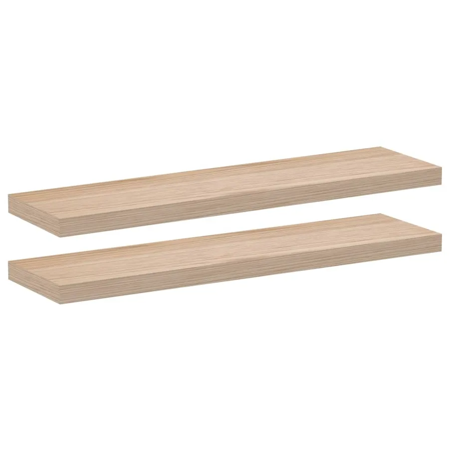 Étagères flottantes 2 pcs 90x23,5x4cm bois d'ingénierie - 2